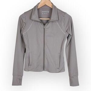 Abercrombie Kids Taupe Full Zip Jacket Girls Size 13/14 Activewear‎ Athleisure